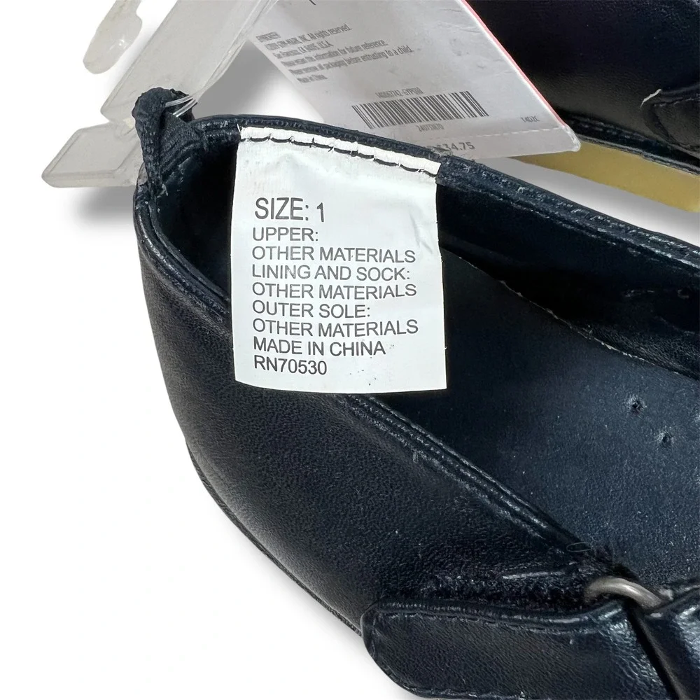 Gymboree Girls 1 Navy Blue Mary‎ Jane Shoes New BTS Preppy School Classic